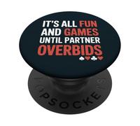 Bridge Player Partner Contract Bridge PopSockets Adhesive PopGrip