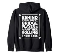 Bridge Player Partner Contract Bridge Zip Hoodie