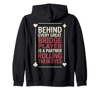 Bridge Player Partner Contract Bridge Zip Hoodie
