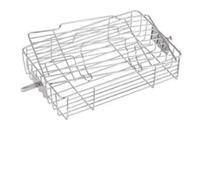Bridge Pro Stainless Steel Rotisserie Steak Cage/Stand (45 x 14.5 x 5 cm) - 36L Airfryer