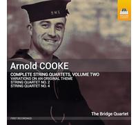 Bridge Quartet - Arnold Cooke: Complete String Quartets, Vol. 2