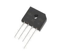 Bridge Rectifier Diode, KBU1010 10A 10V Electronic Silicon Diodes, 4-Pin AMNzOgOdL (Size : 10Pcs)