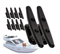 Bridge Rope Retaining Fittings Nylon Deck Tie Hooks Boat Fixing Cleats | Kayak Tie Down Reeds, 4 Inch Mooring Cleats for Marine Deck