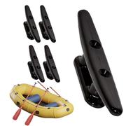 Bridge Rope Retaining Fittings Nylon Deck Tie Hooks Boat Fixing Cleats | Kayak Tie Down Reeds, 4 Inch Mooring Cleats for Marine Deck