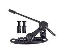 Bridge Saddle, Electric Guitar Bridge Iron and Zinc Alloy Bridge Bar Tailpiece Tremolo Guitar Bridge Stop Plate for LP/SG Guitars Bridges Accessories (Black)
