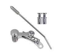 Bridge Saddle, Electric Guitar Bridge Iron and Zinc Alloy Bridge Bar Tailpiece Tremolo Guitar Bridge Stop Plate for LP/SG Guitars Bridges Accessories (Silver)