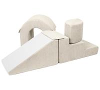 Bridge Set 4 Large Building Blocks Foam Building Blocks XXL Softplay Building Blocks (Colour: Cream Corduroy)