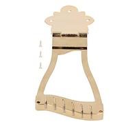 Bridge Tailpiece Replacement for Electric Jazz Guitar, Zinc Alloy and Iron Open Bridge Tailpiece with Screws, Chrome Guitar Accessories for Jazz and Electric Guitars, Durable Music (Gold)