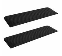 Bridge Threshold Ramps Rubber Wheelchair Trolley Road Curb Door Ramp vidaXL