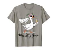 Bridge to Be Wedding Party Mrs Silly Goose Gettin' Loose T-Shirt