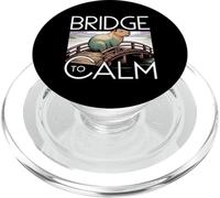 BRIDGE TO CALM Capybara Japanese Bridge Zen Tranquil PopSockets PopGrip for MagSafe