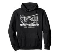 Bridge To Nowhere Los Angeles California Forest Hiking Hike Pullover Hoodie