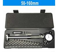 Bridge Type Internal Diameter Micrometer Set with Stainless Steel Measuring Rods, 0.01mm Accuracy, Range 18-160mm, for Bore and Inner Hole Measurement in Engineering and Machining(50-160)