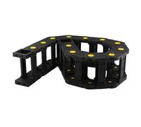 Bridge-type opening and closing drag chain Plastic Drag Chain Non-Open End Connector Rack For Cnc Milling Machine Tool Drive(45x125 mm,Closed)