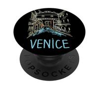 Bridge Venice Travel Souvenir Historic City Landmark Gift PopSockets Adhesive PopGrip