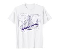 Bridge with Mathematical Equations T-Shirt