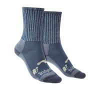 Bridgedale 1 Pack Kids All Season Merino Wool Boot Socks - 1-3 UK - Storm Blue