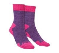 Bridgedale 1 Pack Ladies Explorer Heavyweight Merino Wool Boot Socks - 3-4.5 UK - Purple Marl