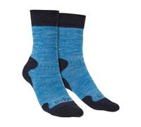 Bridgedale 1 Pack Ladies Explorer Heavyweight Merino Wool Boot Socks - 5-6.5 UK - Blue Marl