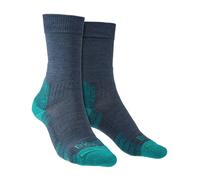 Bridgedale 1 Pack Ladies Hiking Lightweight Merino Wool Boot Socks - 3-4.5 UK - Denim
