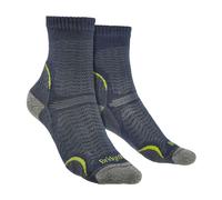 Bridgedale 1 Pack Ladies Hiking Ultralight T2 Merino Wool Crew Socks - Denim - 3-4.5 UK