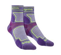 Bridgedale 1 Pack Ladies Trail Ultralight T2 Coolmax Sport 3/4 Crew Socks - 5-6.5 UK - Purple