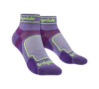 Bridgedale 1 Pack Ladies Trail Ultralight T2 Coolmax Sport Low Cut Socks - 3-4.5 UK - Purple