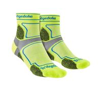 Bridgedale 1 Pack Mens Trail Ultralight T2 Coolmax Sport 3/4 Crew Socks - 12-14 UK - Yellow