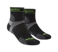 Bridgedale 1 Pack Mens Trail Ultralight T2 Merino Wool Sport 3/4 Crew Socks - 9-11 UK - Black