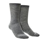 Bridgedale 2 Pack Liner Base Layer Thermal Liner Boot Socks - 9-11 UK - Grey