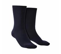 Bridgedale 2 Pack Liner Base Layer Thermal Liner Boot Socks - 9-11 UK - Navy