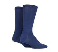Base Layer Thermal Liner Boot Socks (2 Pairs), Navy S