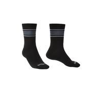 Bridgedale LINER Base Layer Merino Performance Boot-Men's- Large-Black / Lt Grey