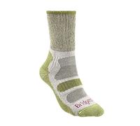 Bridgedale Hike Lightweight Cotton Comfort Boot Long Socks Green EU 35-37 Woman