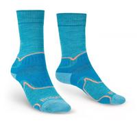 Bridgedale HIKE All Season Women's Merino Comfort Boot Socks Wool Fusion Technology Anti Shock Cushioning All Year Round Trekking Walking Comfort Durability Moisture Control Dry Warm Comfortable Feet