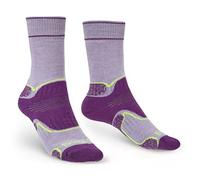 Bridgedale HIKE Midweight Merino Performance Boot Socks – Women's Small Lilac/Purple