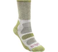 Bridgedale HIKE Lightweight Cotton Cool Comfort Boot-Women's- Small-Spring Gree