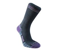 Bridgedale Women's Hike Lightweight Merino Endurance Boot Socks, Black M