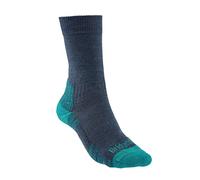 Bridgedale 1 Pack Ladies Hiking Lightweight Merino Wool Boot Socks - 3-4.5 UK - Denim