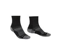 Bridgedale 1 Pack Mens Hiking Lightweight Merino Wool 3/4 Crew Socks - Black / Silver - 6-8 UK