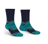 Bridgedale 1 Pack Mens Hiking Midweight Merino Wool Boot Socks - 9-11 UK - Petrol / Navy