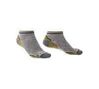 Bridgedale HIKE Ultralight T2 Coolmax Performance Ankle Men's - Grey/Green, XL, 7101359M068