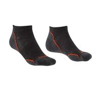 Bridgedale Hike Ultralight T2 Merino Performance Low Sock: Anthracite/