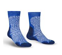 Bridgedale HIKE Ultralight T2 Merino Performance Original Crew-Men's- Medium-Royal Blue