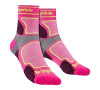 Bridgedale Ultralight T2 Coolmax® Sport 3/4 Crew Socks Pink EU 41-43 Women
