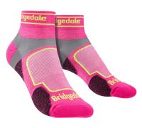Bridgedale TRAIL RUN Ultralight T2 Coolmax Sport Low-Women's- Small-Pink