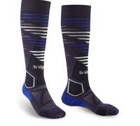 Bridgedale Men's Ski Lightweight Merino Performance Over Calf Ski Socks (Navy)