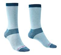Bridgedale Womens Coolmax Liner Boots Socks Light-Blue S