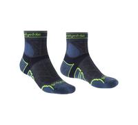 Bridgedale TRAIL RUN Lightweight T2 Merino Sport 3/4 Crew-Men's- X-Large-Blue