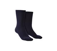 Bridgedale Men's 2 Pack Liner Base Layer Thermal Liner Boot Socks in Navy | Size: 3-5.5 Bridgedale Navy 3-5.5